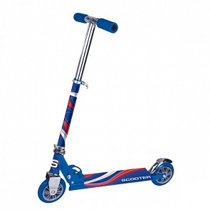 Двухколесный самокат, складной, нагрузка до 25 кг, синий (Next, KS2828 BLUEsim)